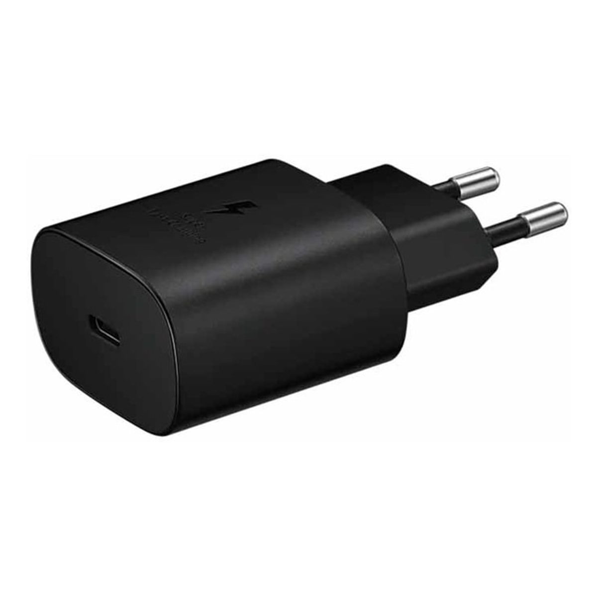 Cargador Super Carga Rapida Tipo C 25w Para Samsung Negro