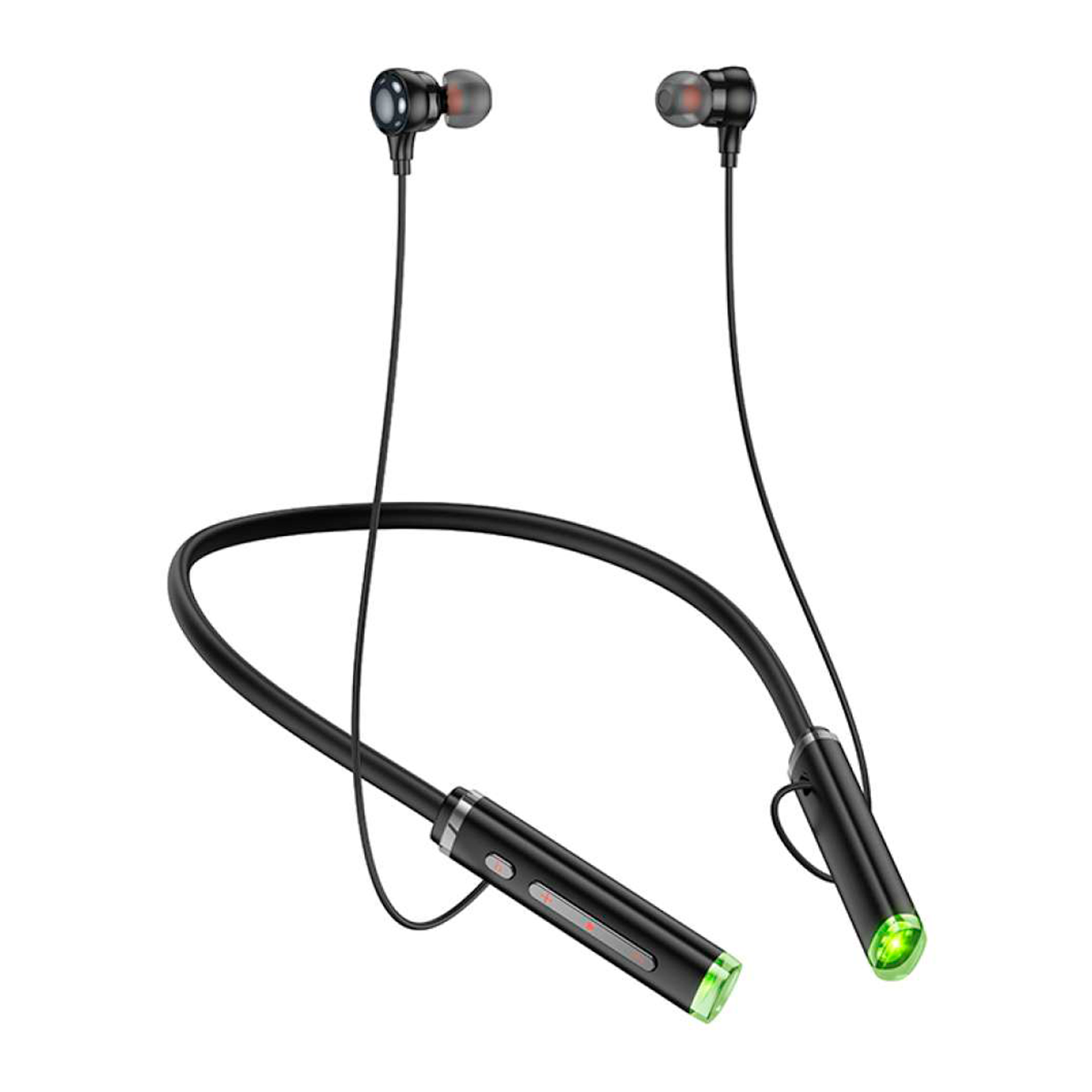 Audífonos In Ear Bluetooth Hoco Es72 Deportivos Led Negro