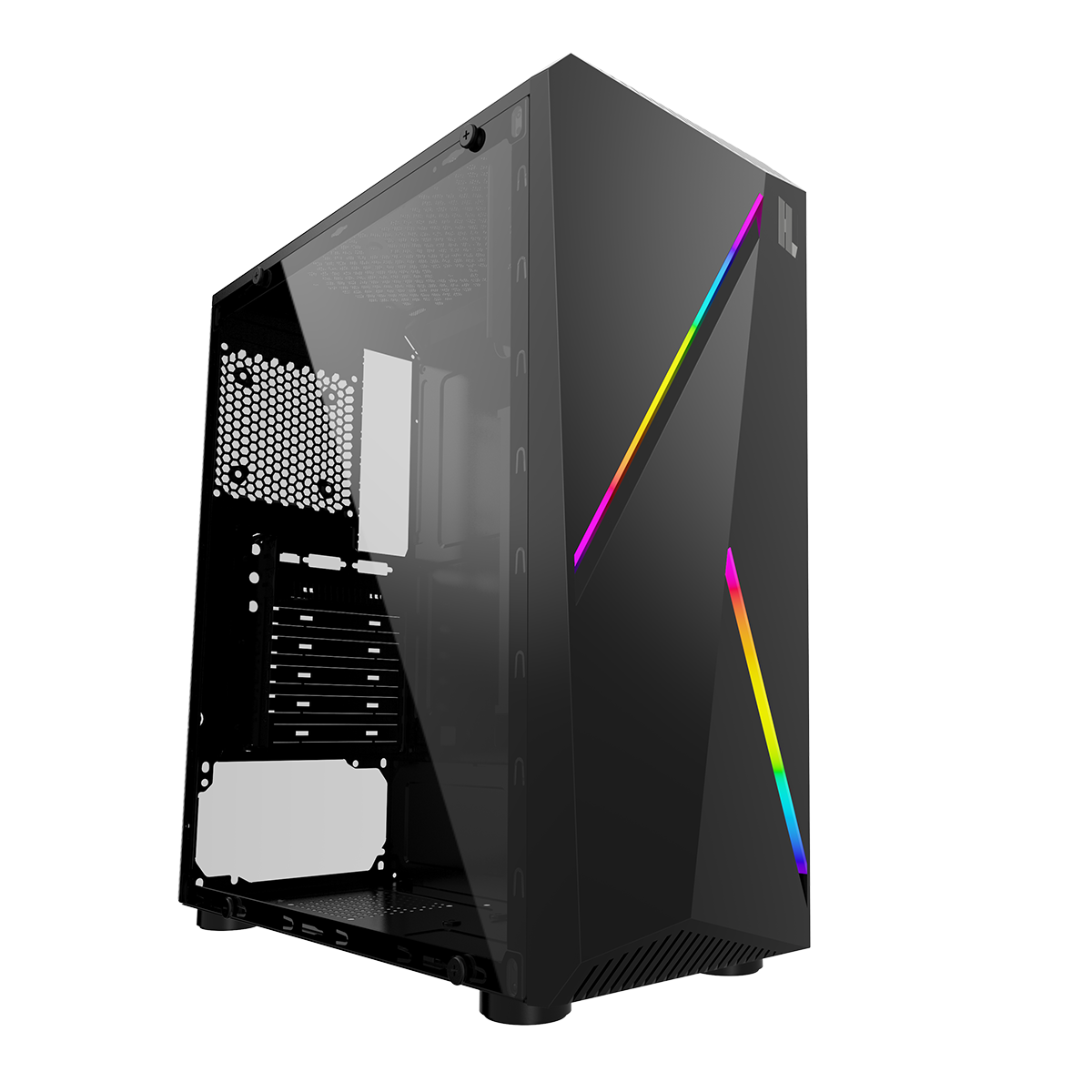Gabinete Gamer Mid Tower Hype Legend Revolution Atx Negro