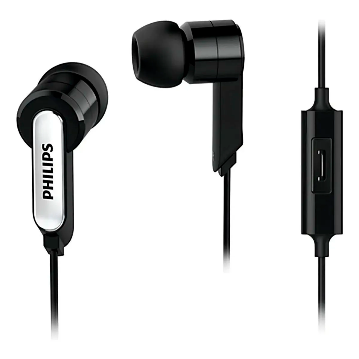 Audífonos In ear Philips 3.5mm She1405 Negro