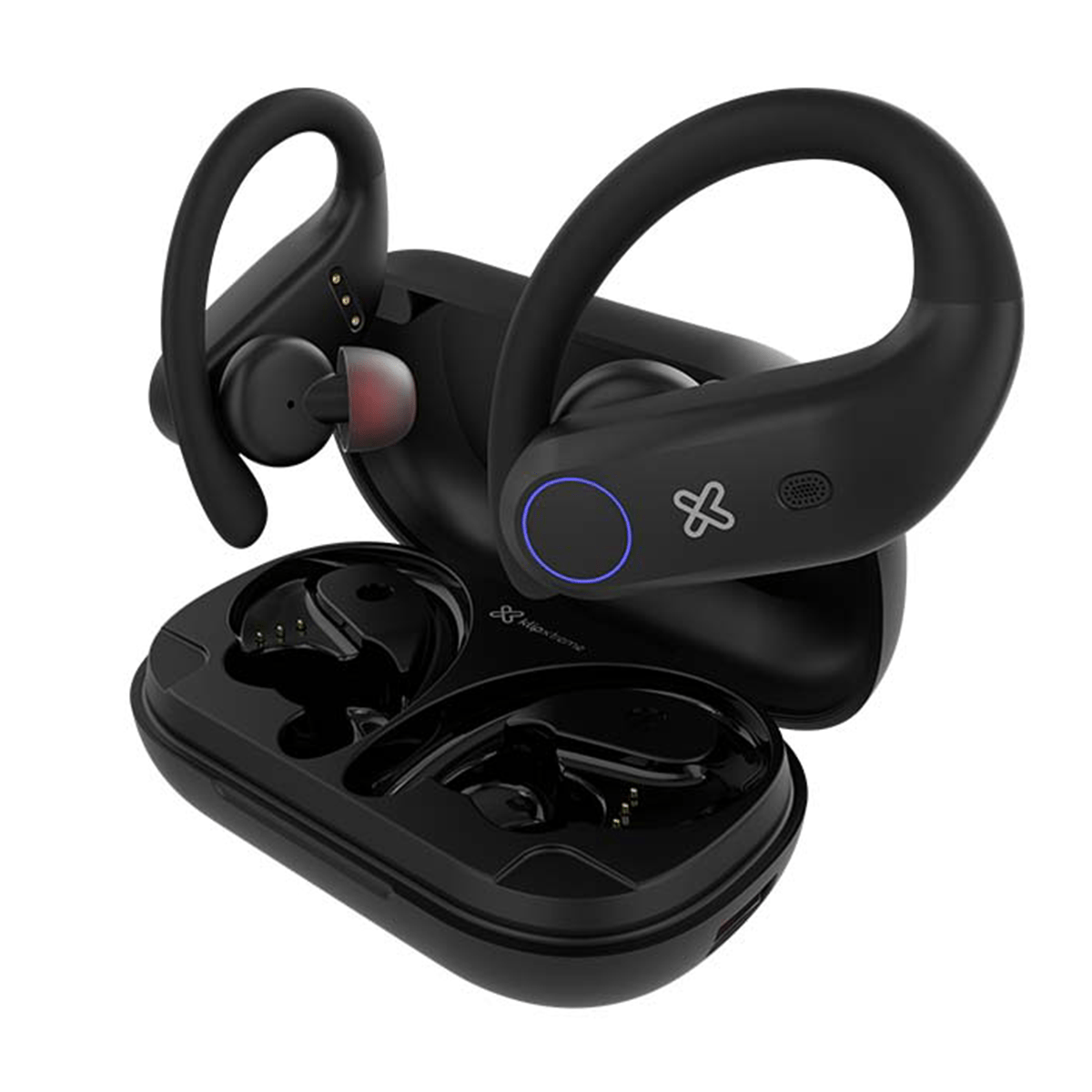 Audifonos Bluetooth Deportivo Klip Xtreme Buds KTE-500BK Negro