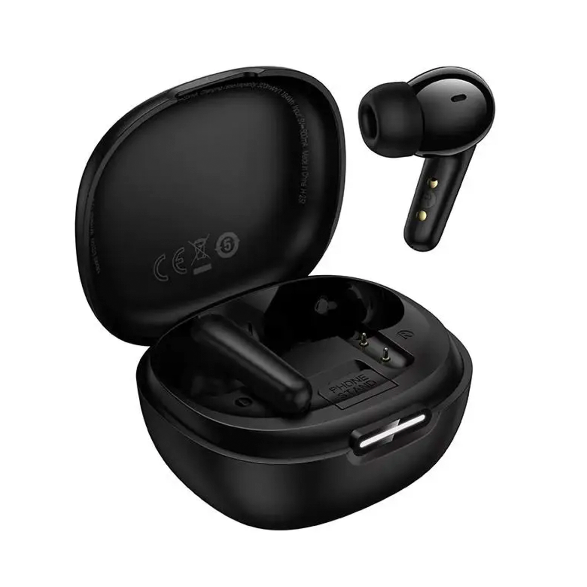 Audífonos Bluetooth In Ear Hoco Eq100 Stand Traductor Ai Negro