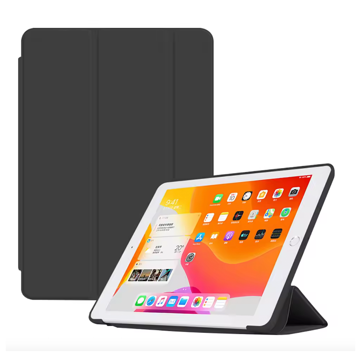 Carcasa Flip Cover Smart Para Ipad 10.9 10th Gen 2022 / 2025 Negro