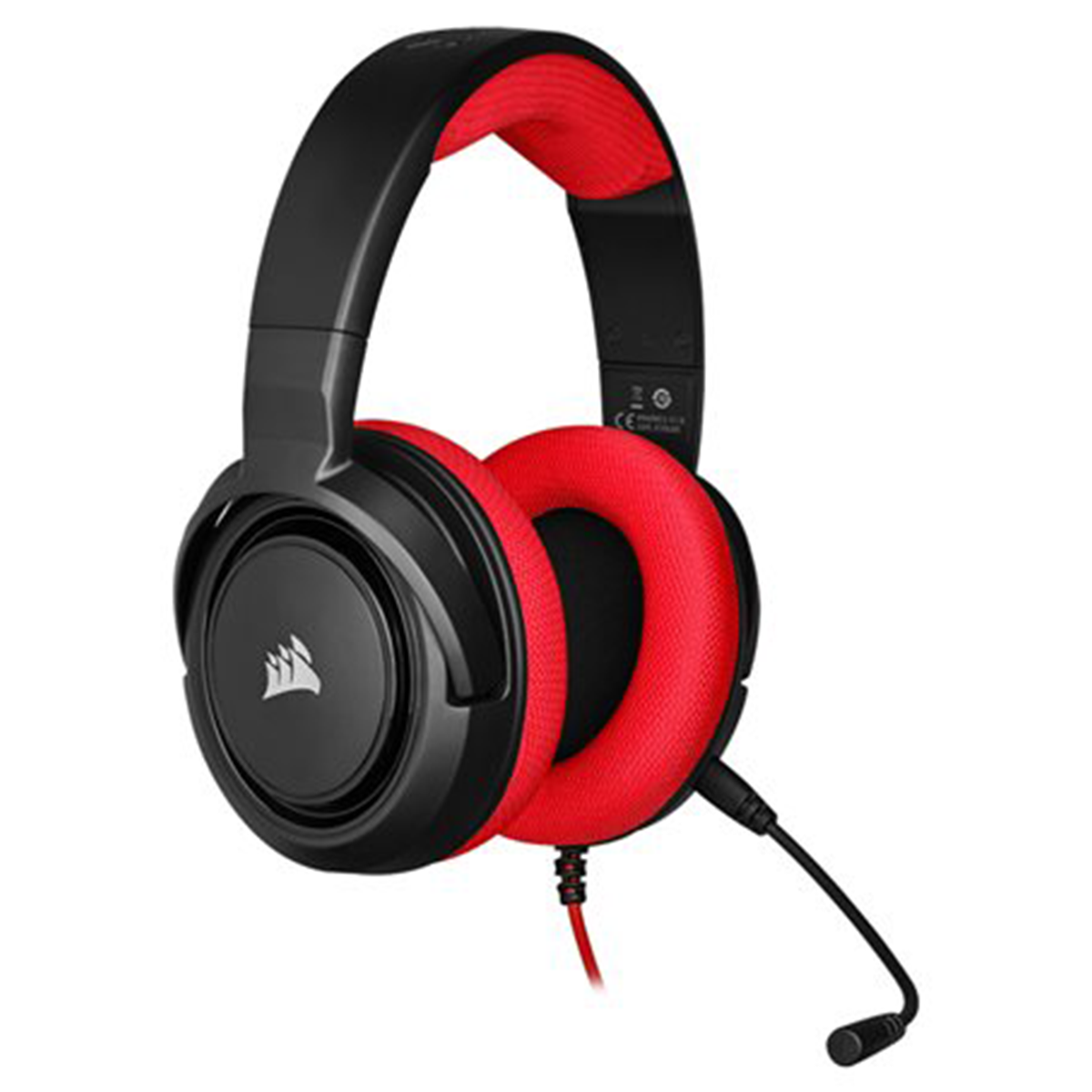 Audifonos Gamer Corsair Hs35 Pc Ps5 Xbox Switch Negro Rojo