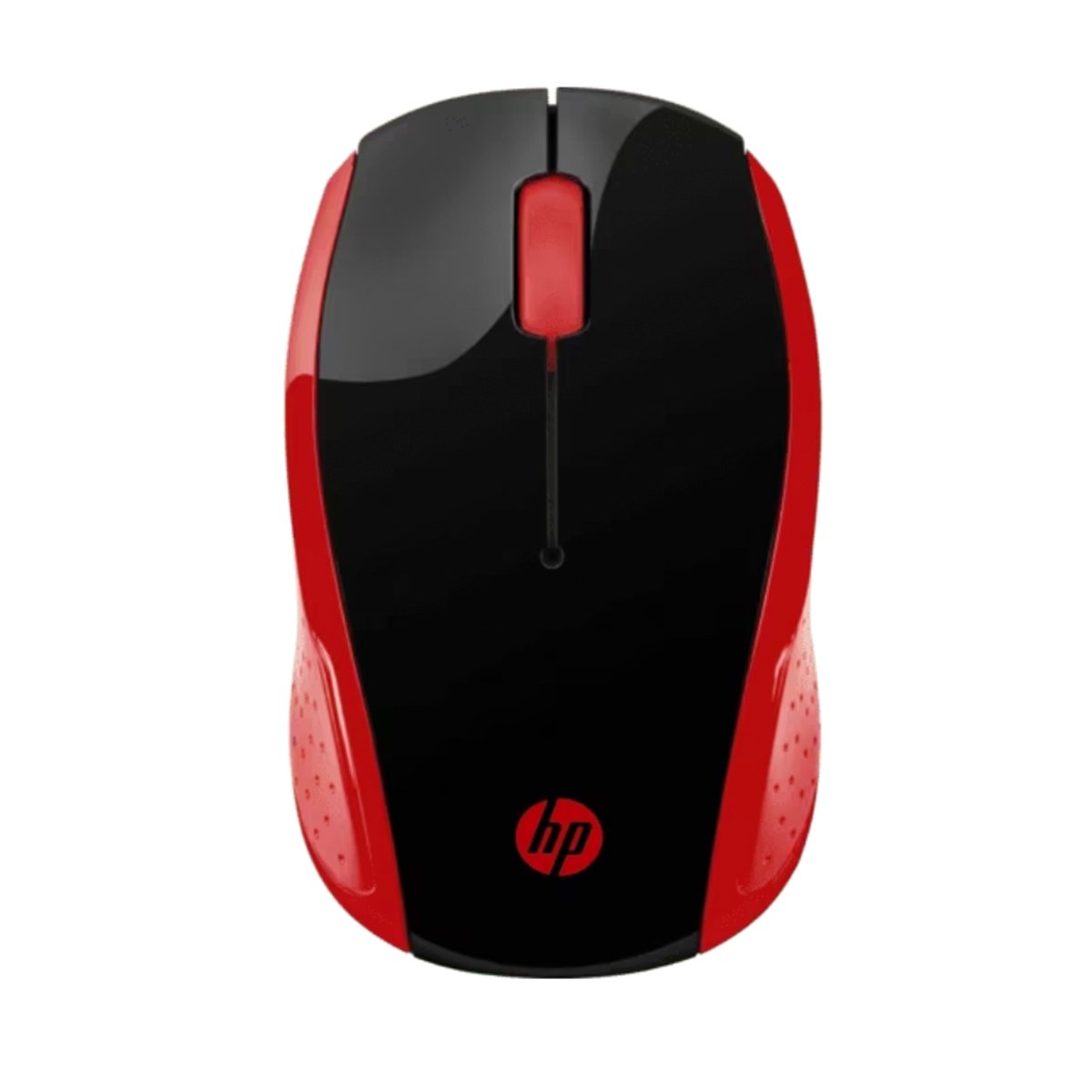 Mouse Inalambrico Hp 200 Negro Rojo