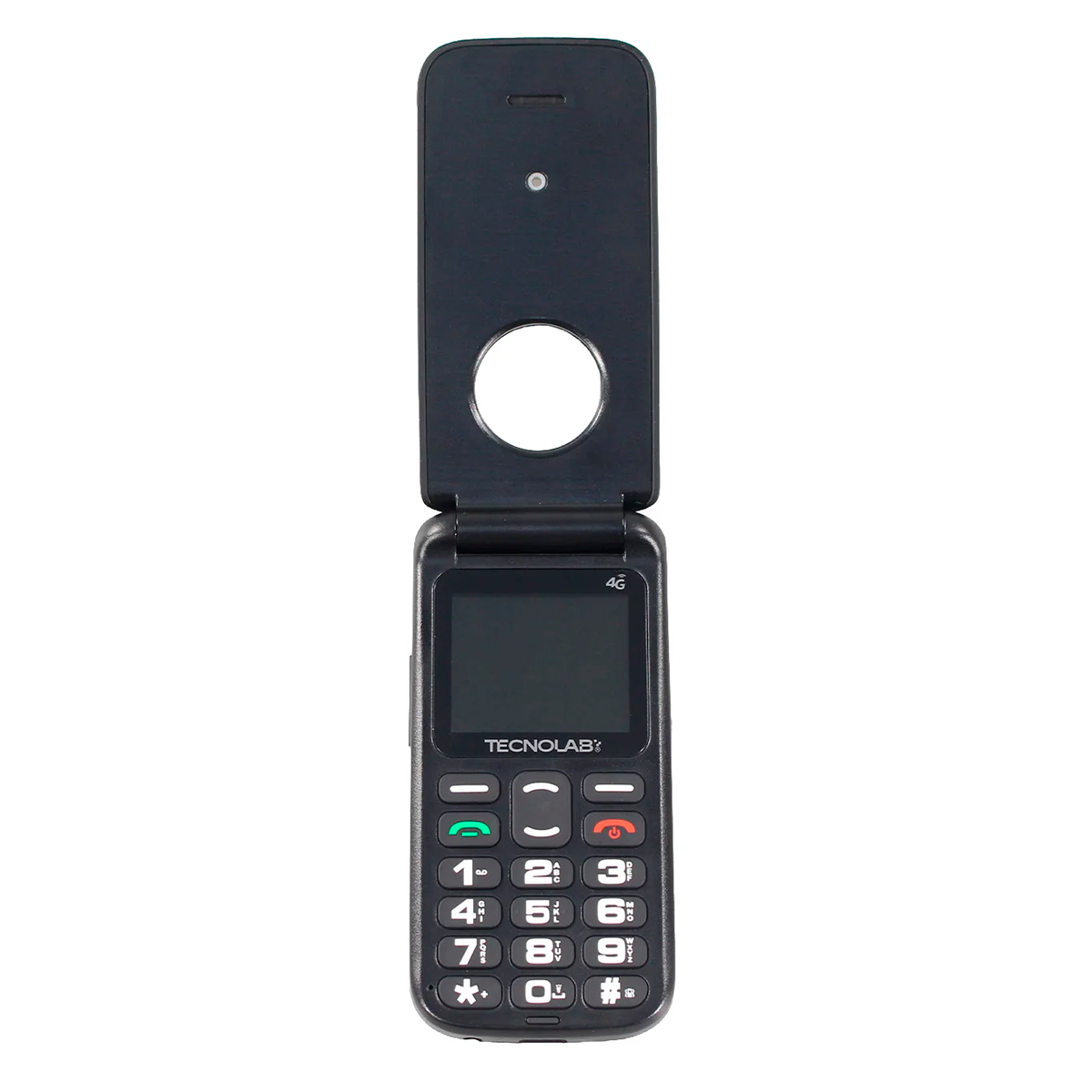 Teléfono Senior Tecnolab 4G BT 1.77" Adulto Mayor TL886 Negro