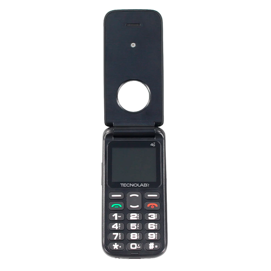 Teléfono Senior Tecnolab 4G BT 1.77" Adulto Mayor TL886 Negro