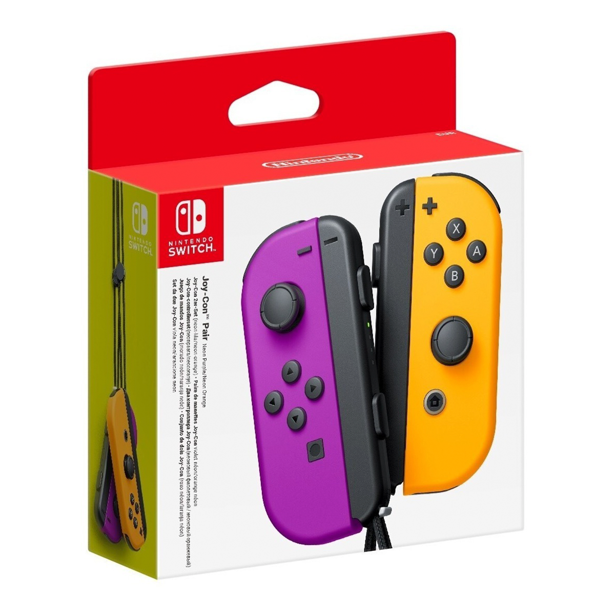 Control Nintendo Switch Joy-con Morado Naranjo