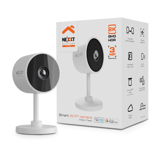 Camara Seguridad Wifi Nexxt NHC-IF10 2k Qhd 3mp Blanco
