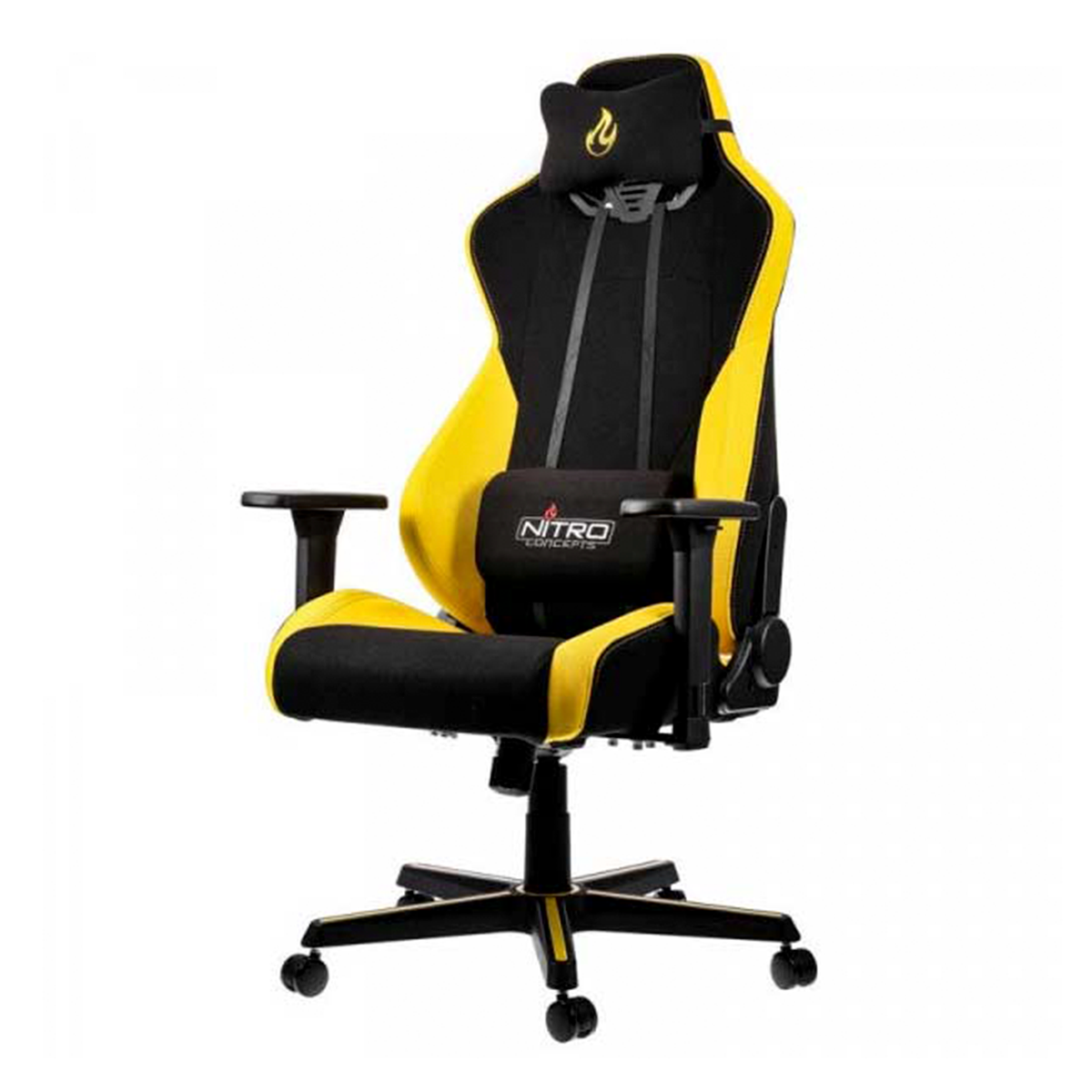 Silla Gamer Profesional Nitro Concepts S300 Negro Amarillo