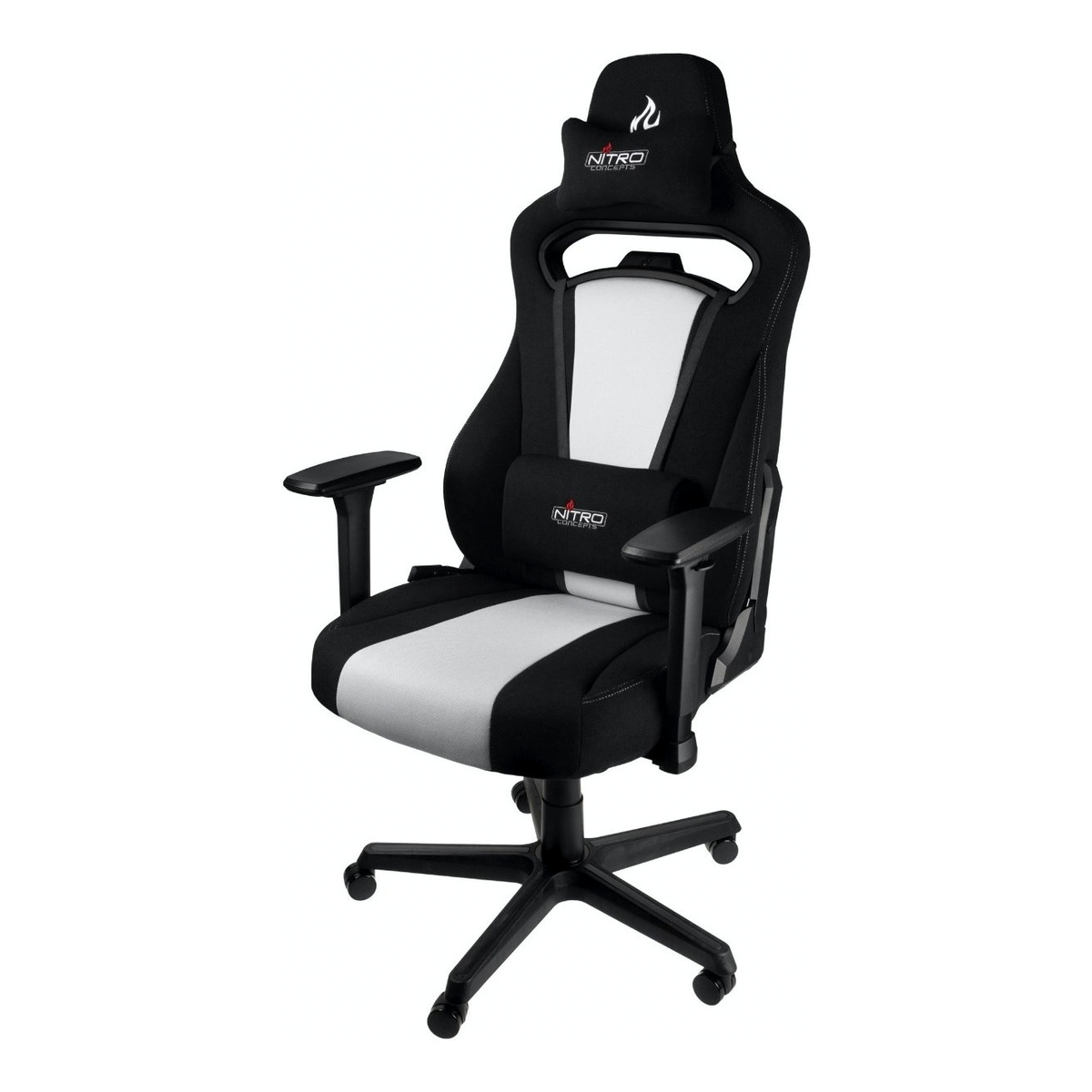 Silla Gamer Profesional Nitro Concepts E250 Negro Blanco