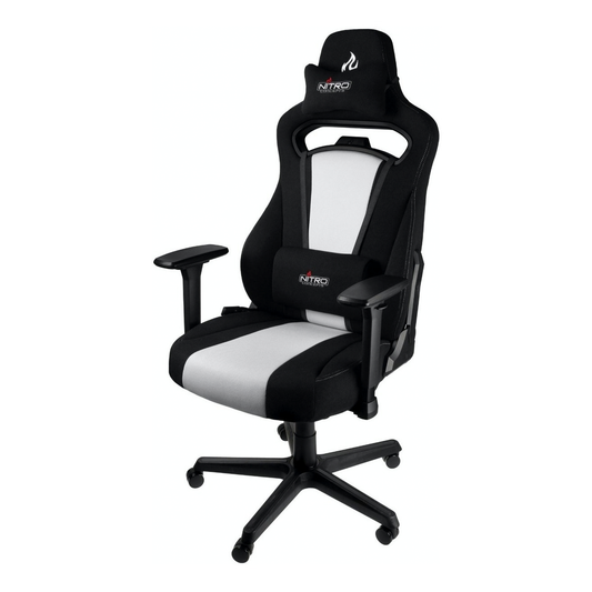 Silla Gamer Profesional Nitro Concepts E250 Negro Blanco