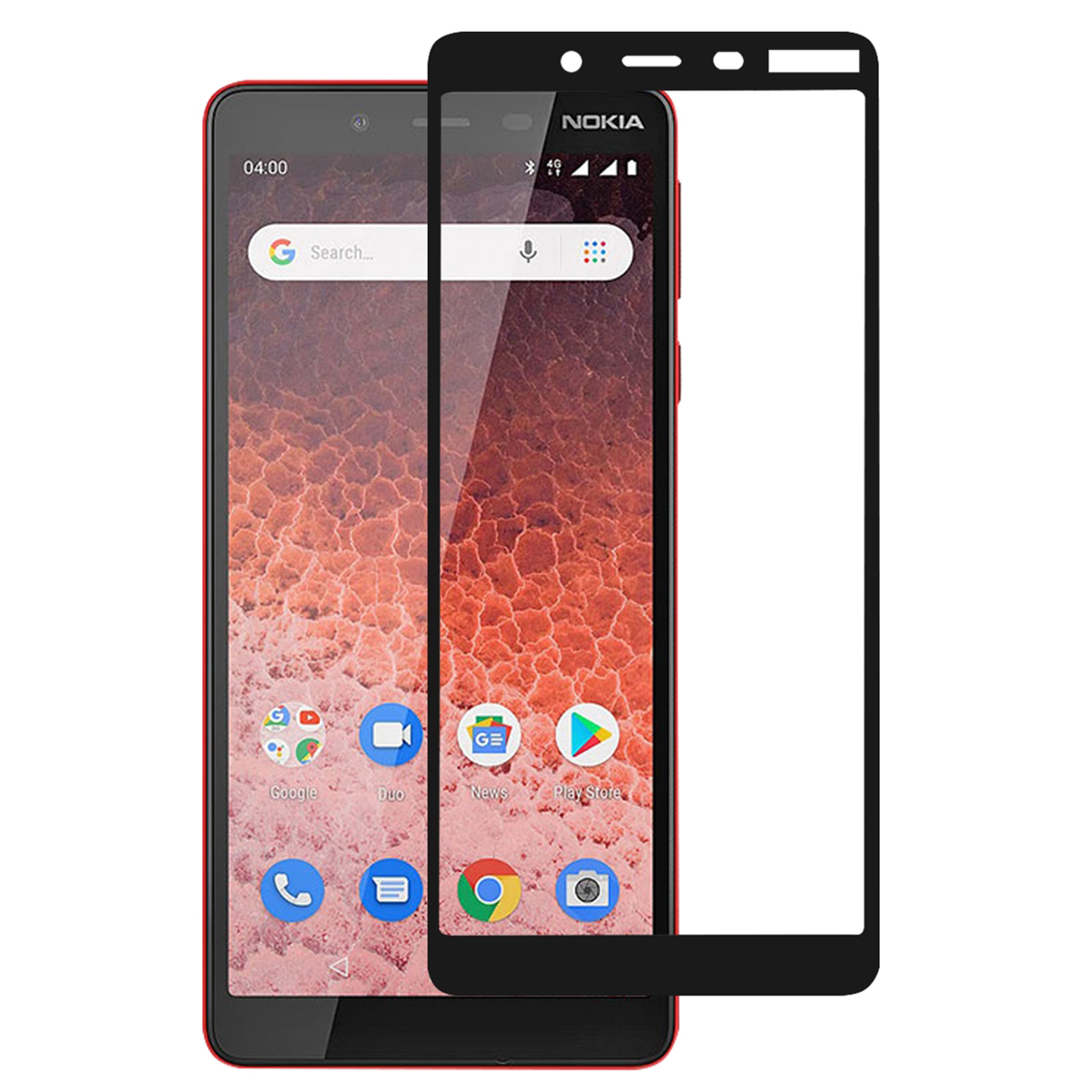 Nokia 1 Plus Vidrio Templado Full Pegamento