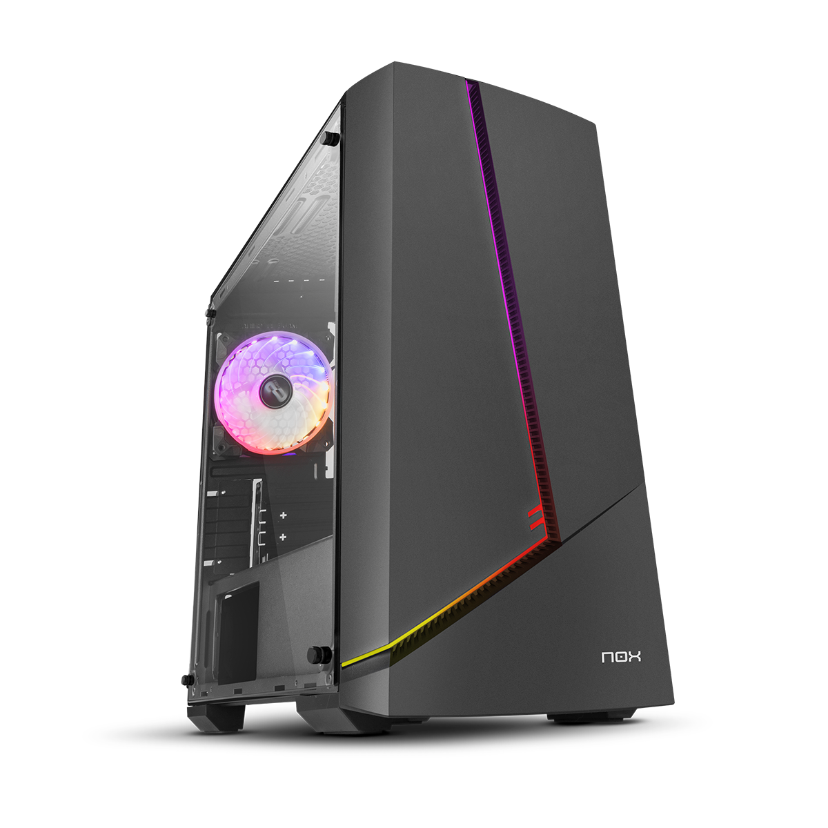 Gabinete Gamer Nox Infinity Alfa Rgb Negro