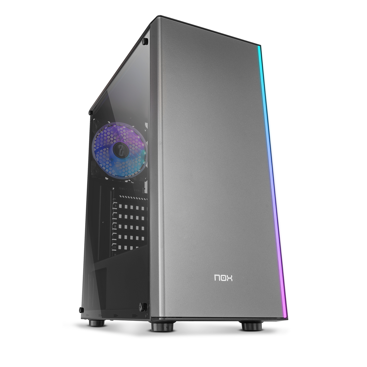 Gabinete Gamer Nox Infinity Omega Rgb Gris