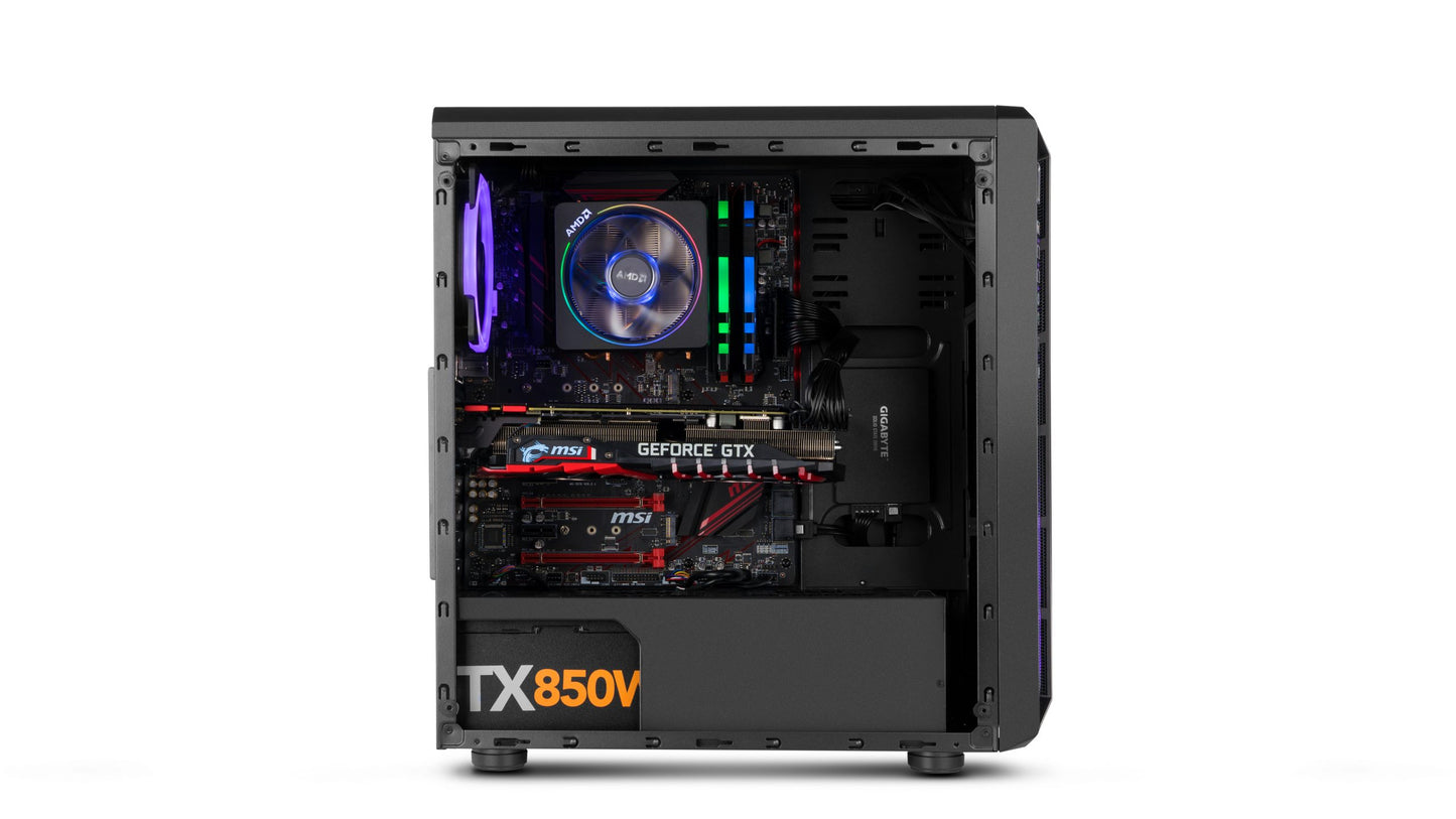Gabinete Gamer Nox Infinity Atom Rgb Negro – imagen 2