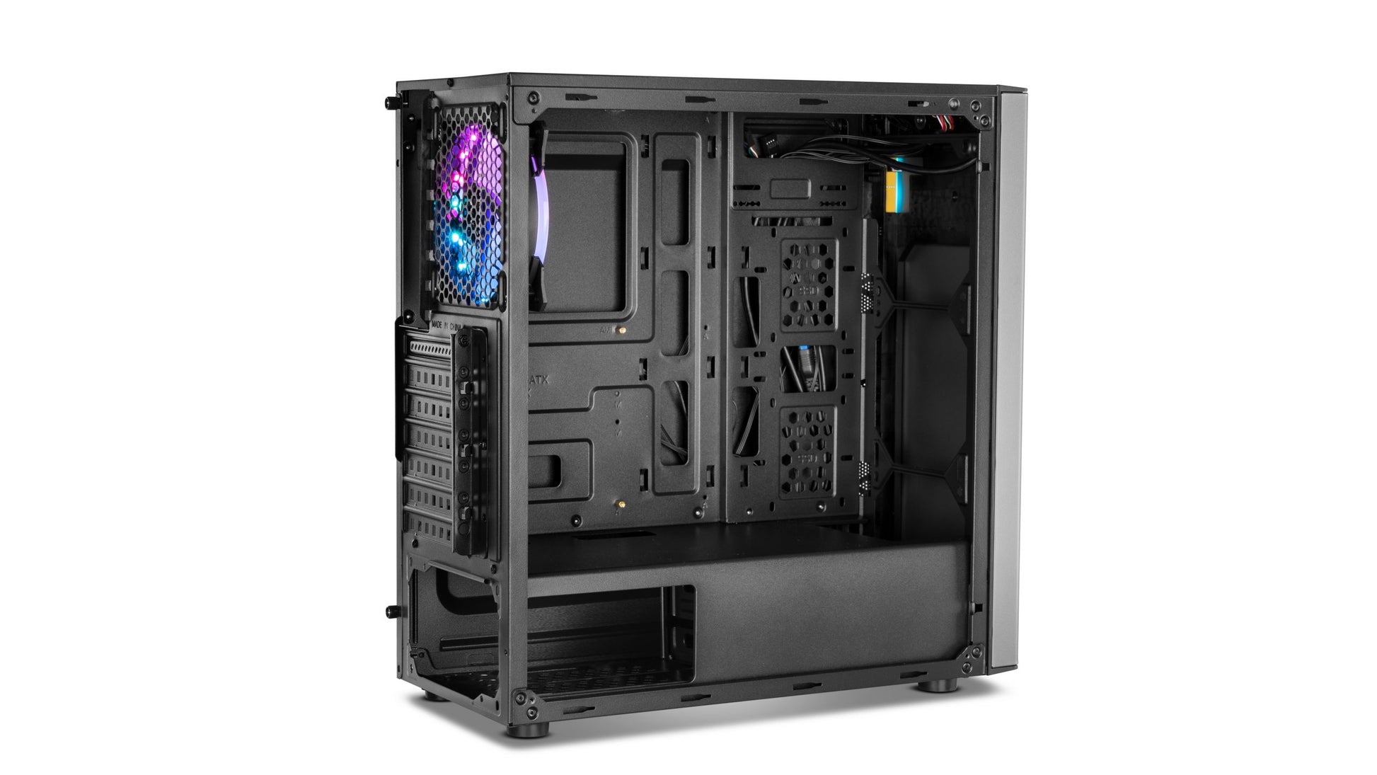 Gabinete Gamer Nox Infinity Omega Rgb Gris – imagen 3