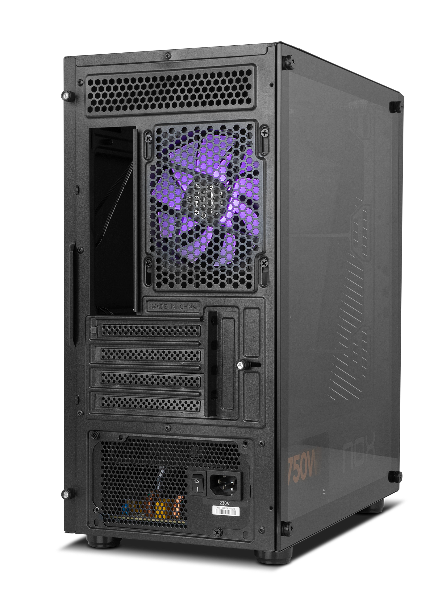 Gabinete Gamer Nox infinity Zeta Mini torre M-Axt Argb Negro – imagen 3