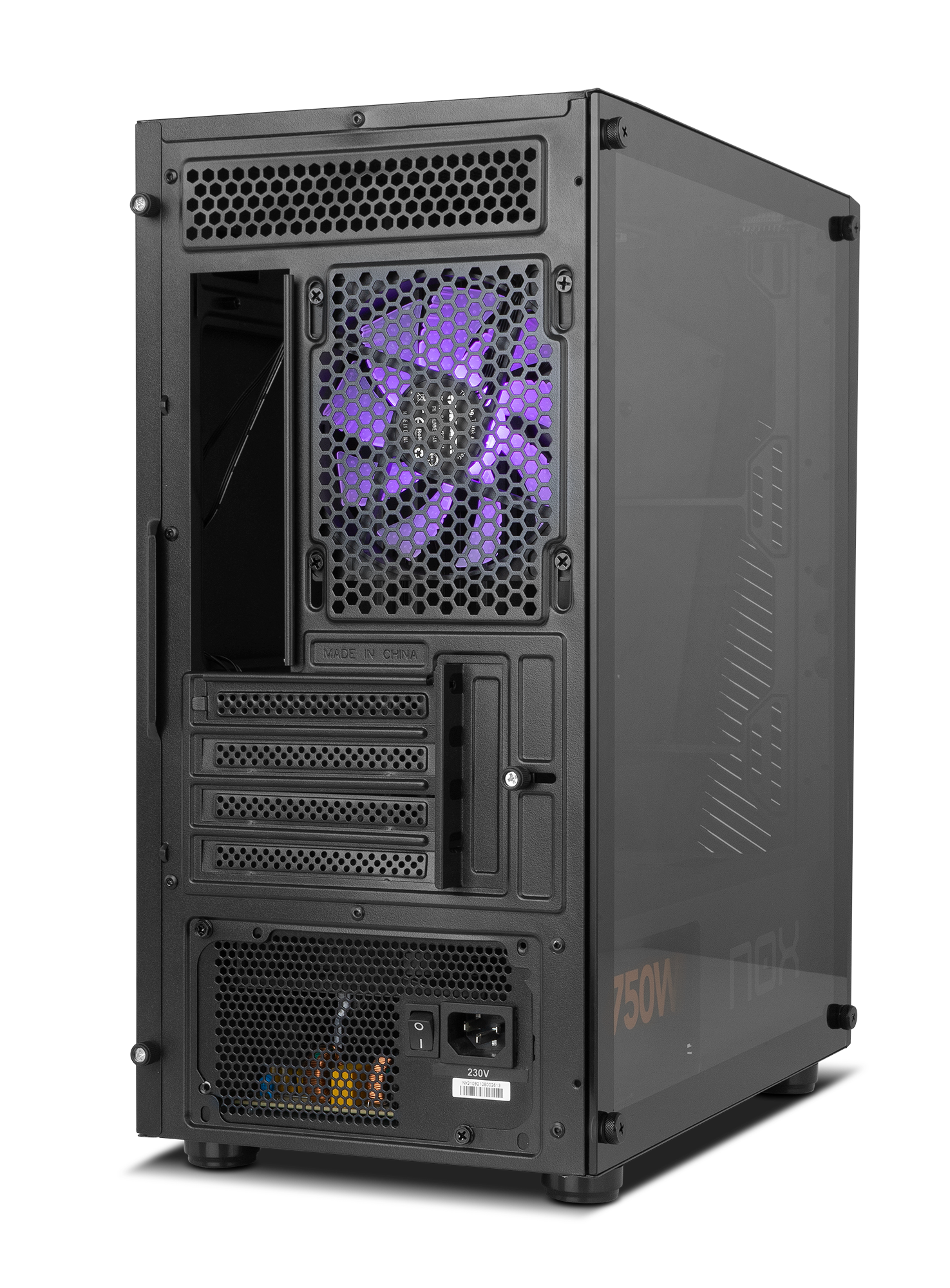 Gabinete Gamer Nox infinity Zeta Mini torre M-Axt Argb Negro – imagen 3