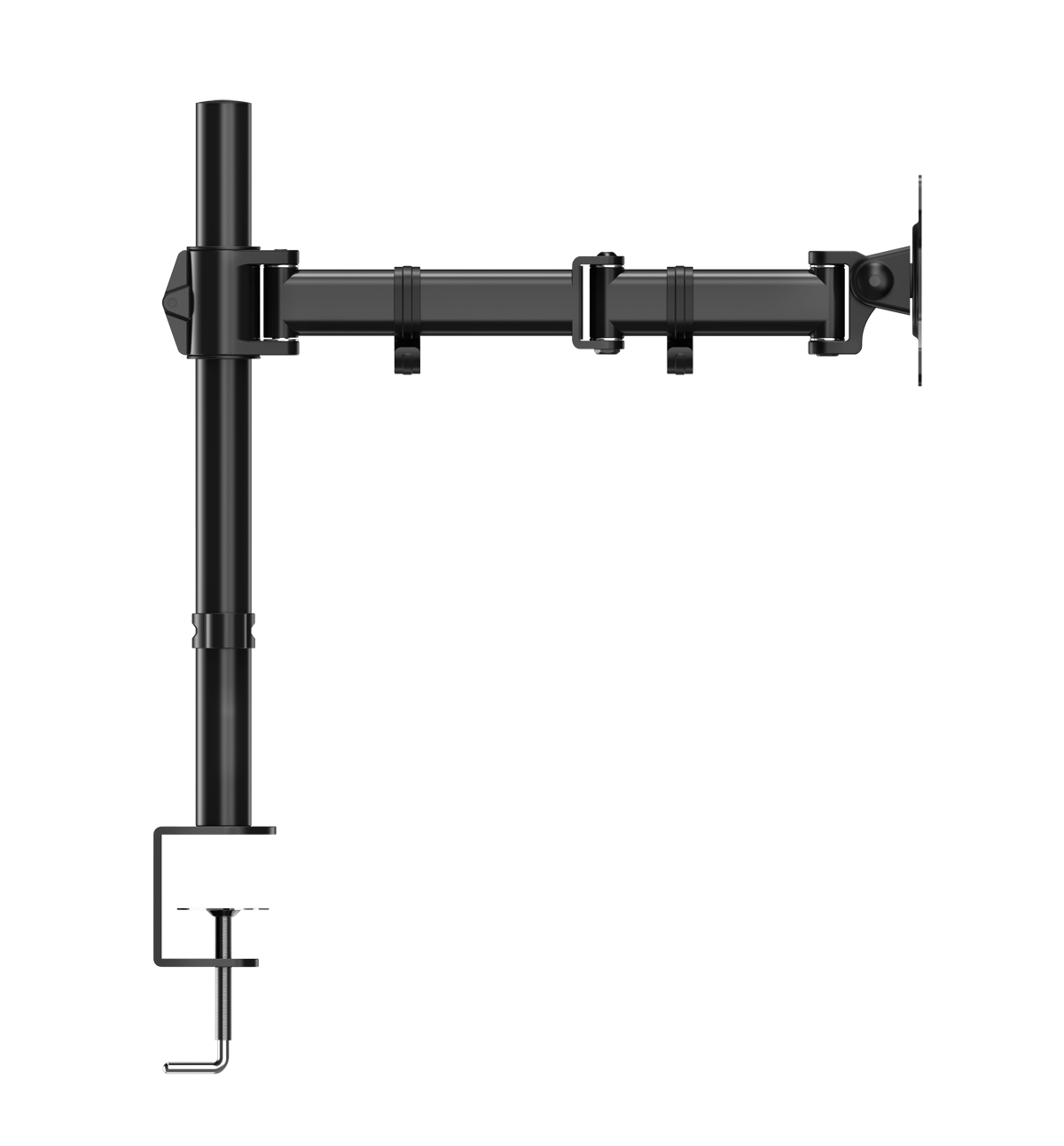 Soporte Para Monitor Nox Single Stand 13 A 27 Pulgadas Negro – imagen 4