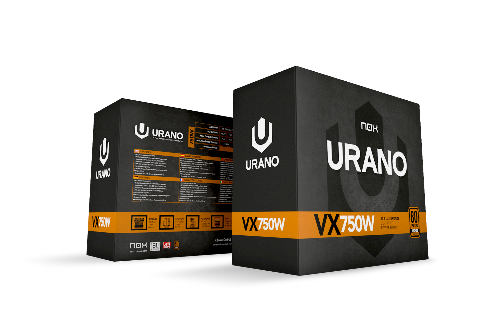Fuente De Poder Nox Urano Vx 750w 80 Plus Bronze – imagen 5