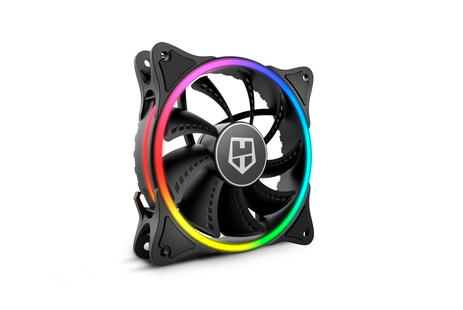 Ventilador Nox Halo Ring 120mm Rgb Negro – imagen 3