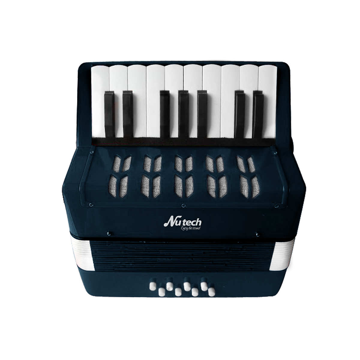 Acordeon 17 Teclas Mediano Nutech Negro
