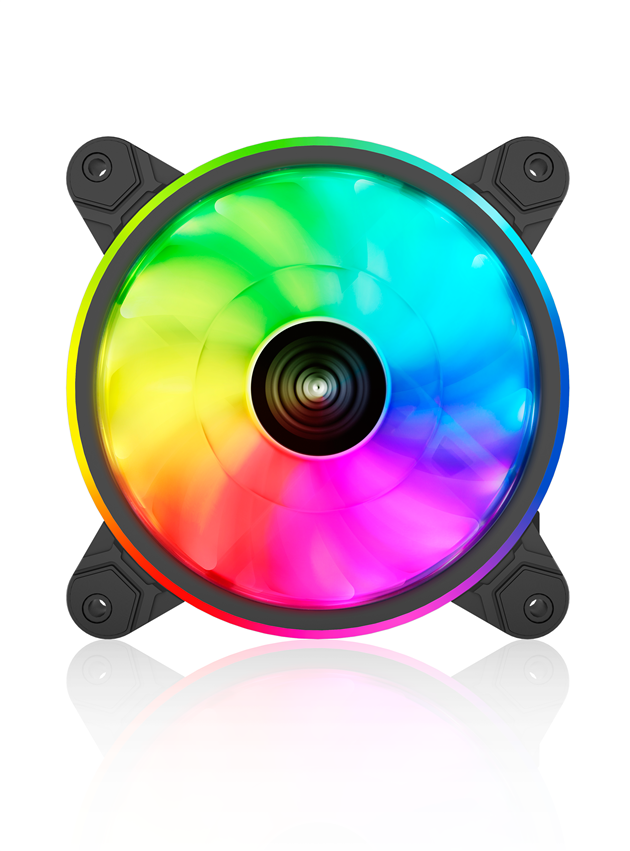 Ventilador Raidmax Nv-t120fb RGB 120mm Negro – imagen 2