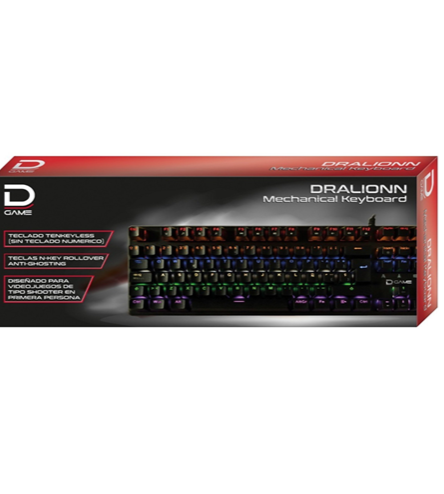 Teclado Gamer Mecánico Datacom Dralionn Rgb Negro – imagen 3