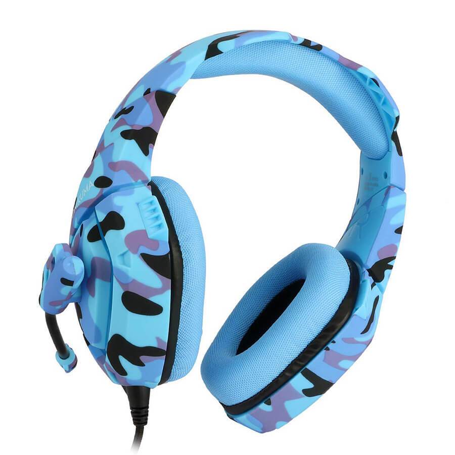 Audífonos Gamer Onikuma K1-B Pc Ps4 Xbox Camu Azul – imagen 2