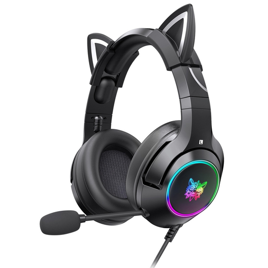 Audfonos Gamer Onikuma k9 Rgb Orejas 3.5mm Pc Ps4 Ps5 Switch Xbox