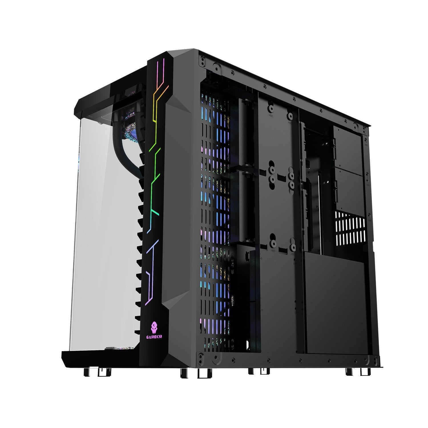 Gabinete Gamer Power Train Robin 3 Negro – imagen 4