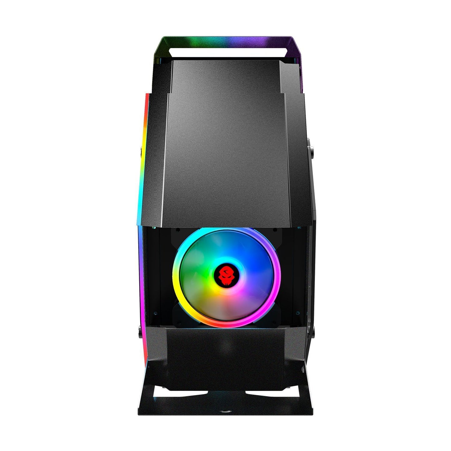 Gabinete Gamer Power Train Fighter Beast Negro – imagen 2