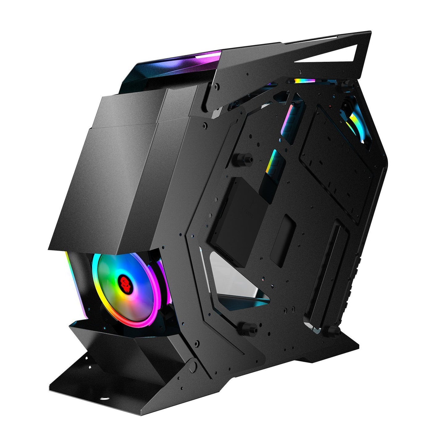 Gabinete Gamer Power Train Fighter Beast Negro – imagen 6