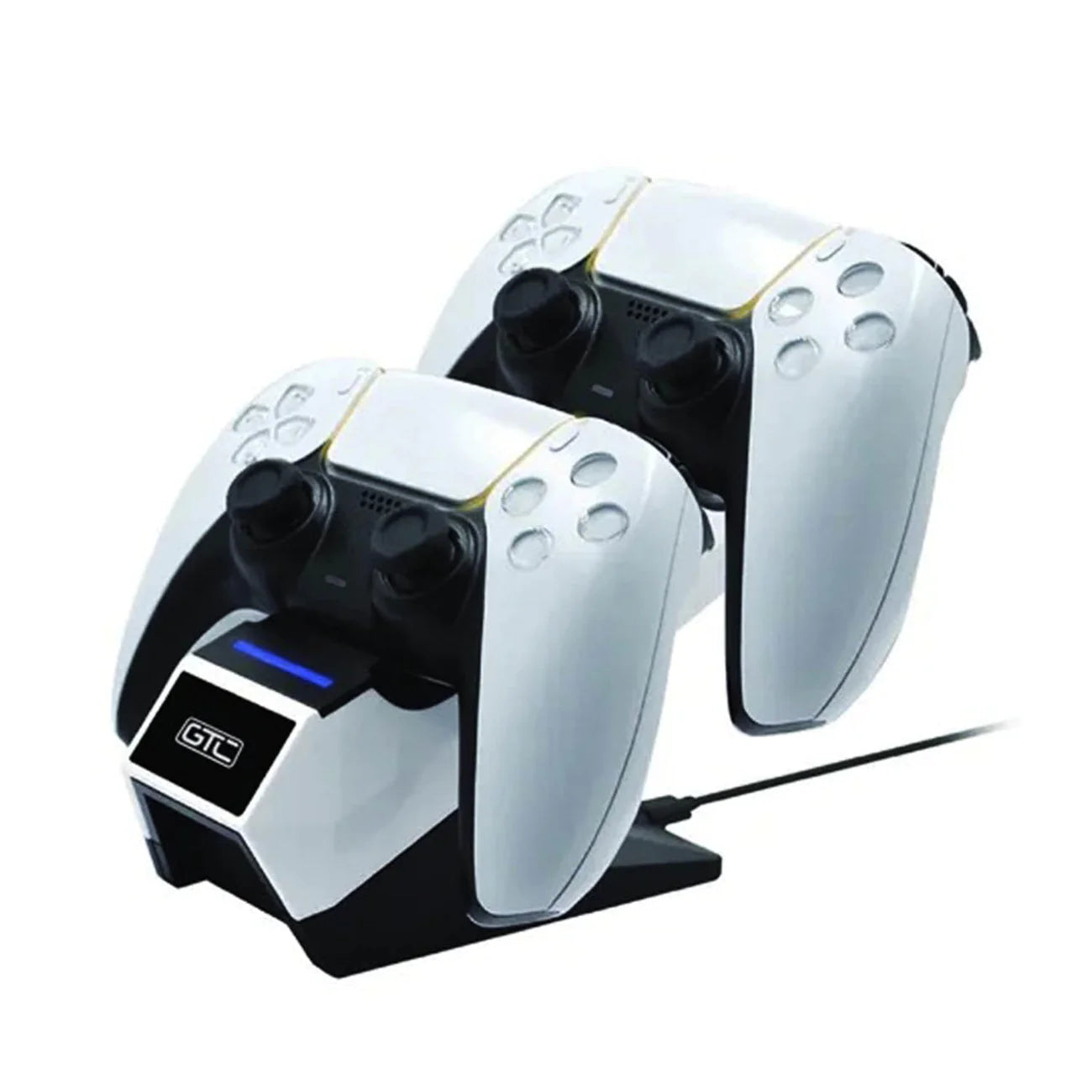 Cargador Dock Dual Ps5 Gtc JPG-027 Blanco – imagen 3