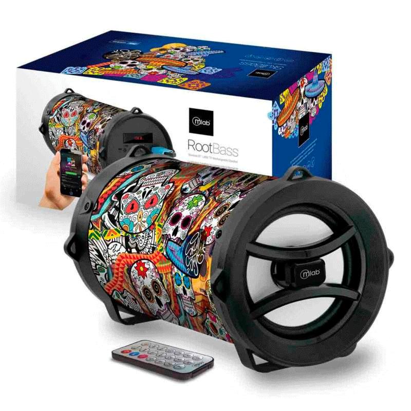 Parlante Bluetooth Microlab Zuka Speaker Skull Mod 8067 Multicolor – imagen 3