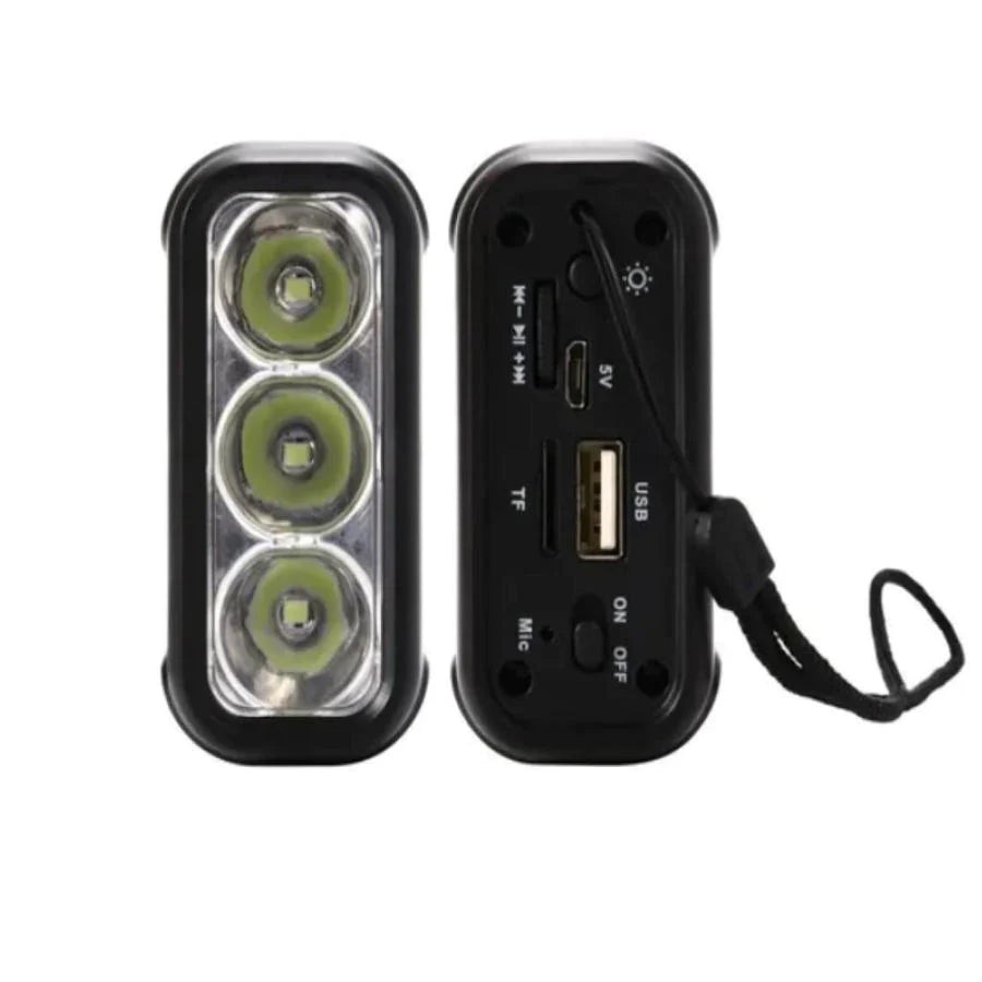 Parlante Bluetooth Linterna Fujitel Outdoor Negro – imagen 3
