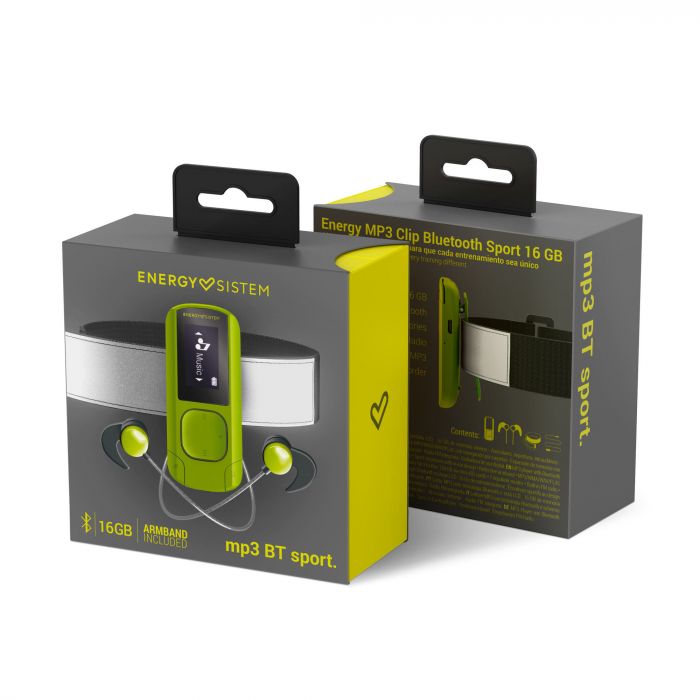 MP3 Clip Energy Sistem 16 Gb Bluetooth Armband Deportivo Verde – imagen 4