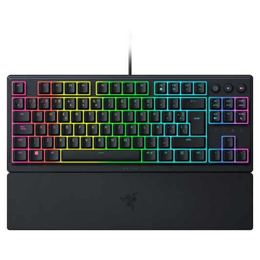 Teclado Gamer Razer Hibrido Ornata V3 Tkl Ingles Negro