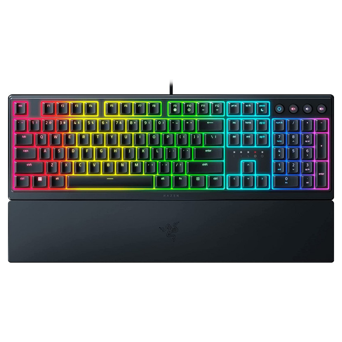 Teclado Gamer Razer Ornata V3 Membrana Negro