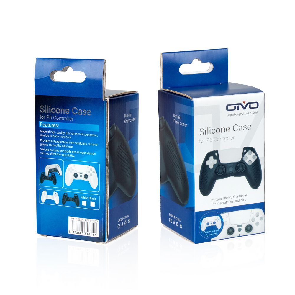 Protector Silicona Control Ps5 Otvo Negro – imagen 2