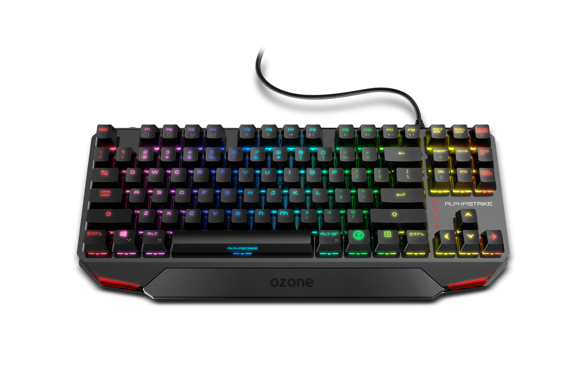 Teclado Gamer Mecanico Ozone Alpha Strike Rgb Tkl Negro – imagen 4