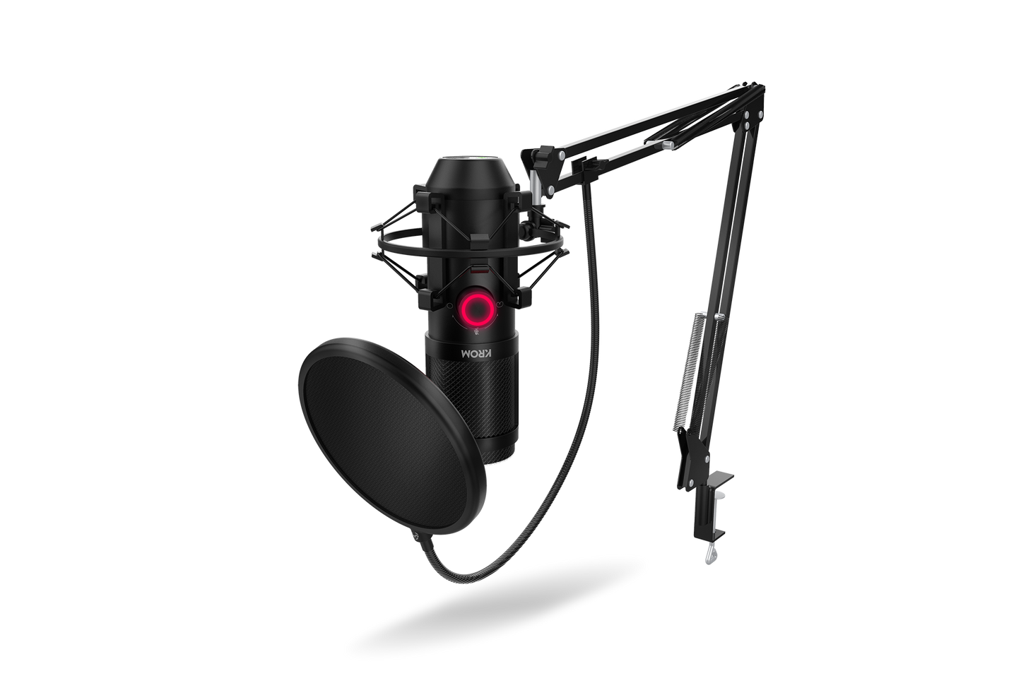 Microfono Gamer Krom Kapsule Streaming Kit Negro – imagen 6