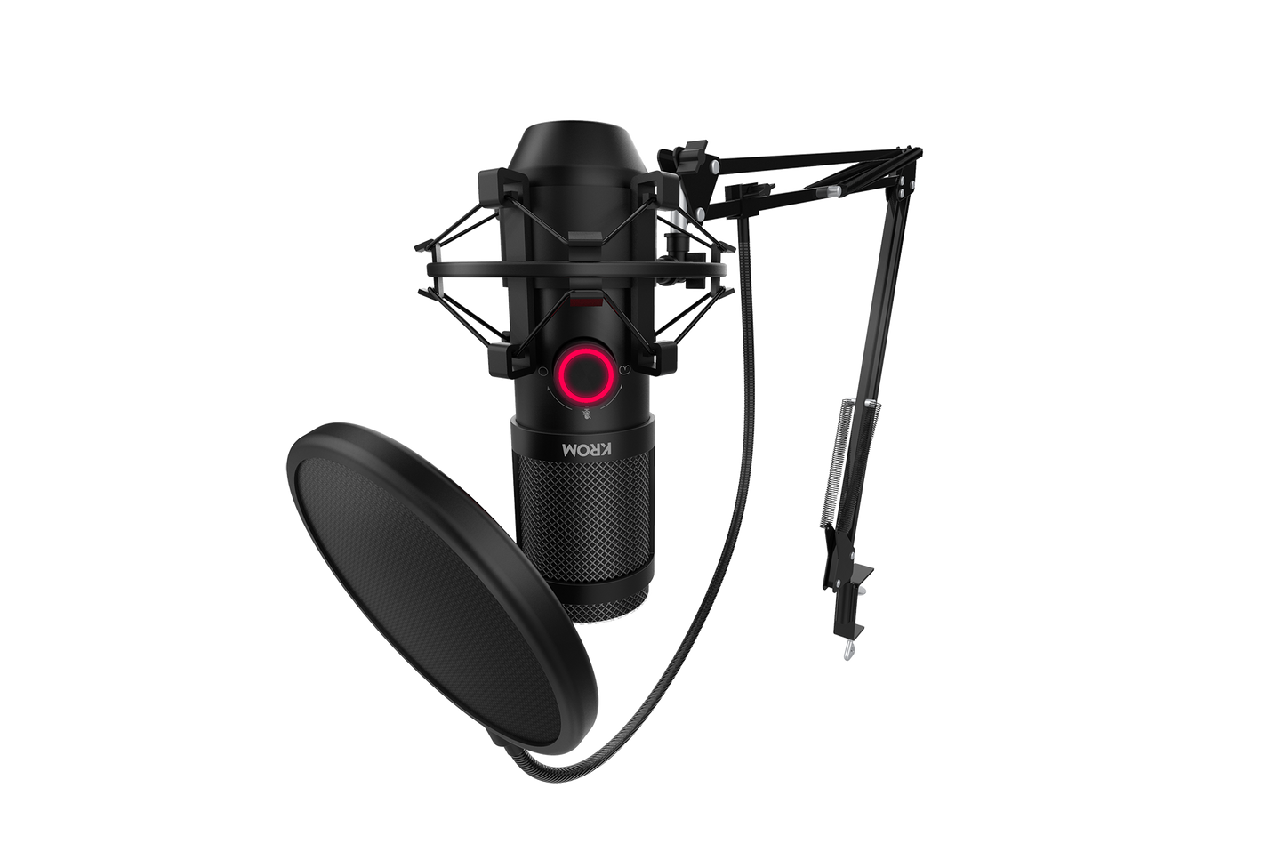 Microfono Gamer Krom Kapsule Streaming Kit Negro – imagen 3