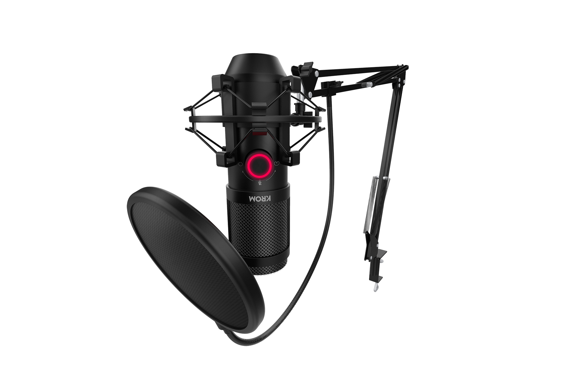 Microfono Gamer Krom Kapsule Streaming Kit Negro – imagen 3