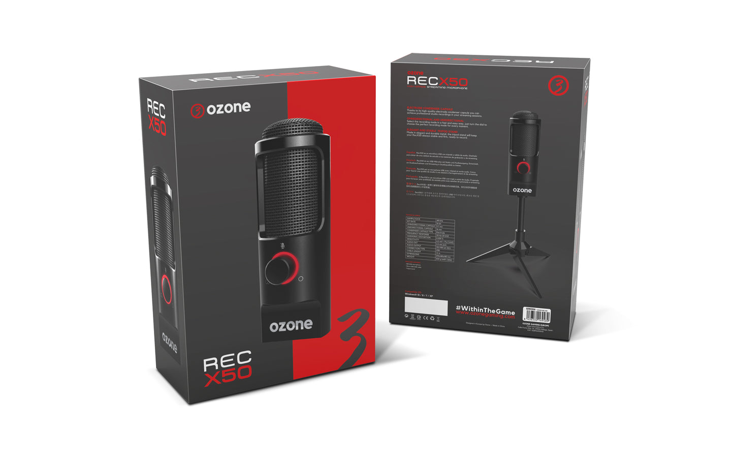 Micrófono Gamer Streaming Ozone Rec X50 Negro – imagen 4