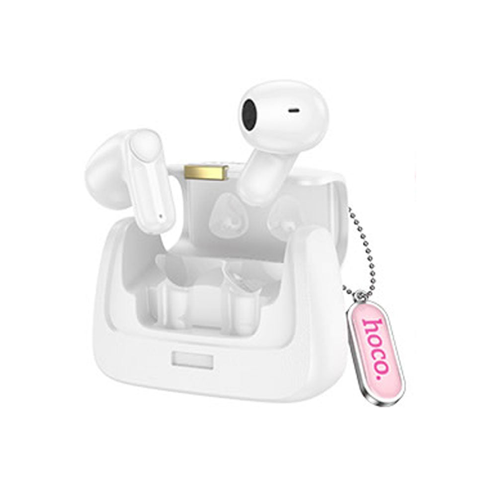 Audífonos Bluetooth Hoco Des35 Bolso Dawn Tws Blanco