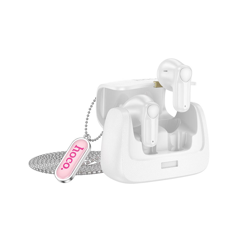 Audífonos Bluetooth Hoco Des35 Bolso Dawn Tws Blanco – imagen 2