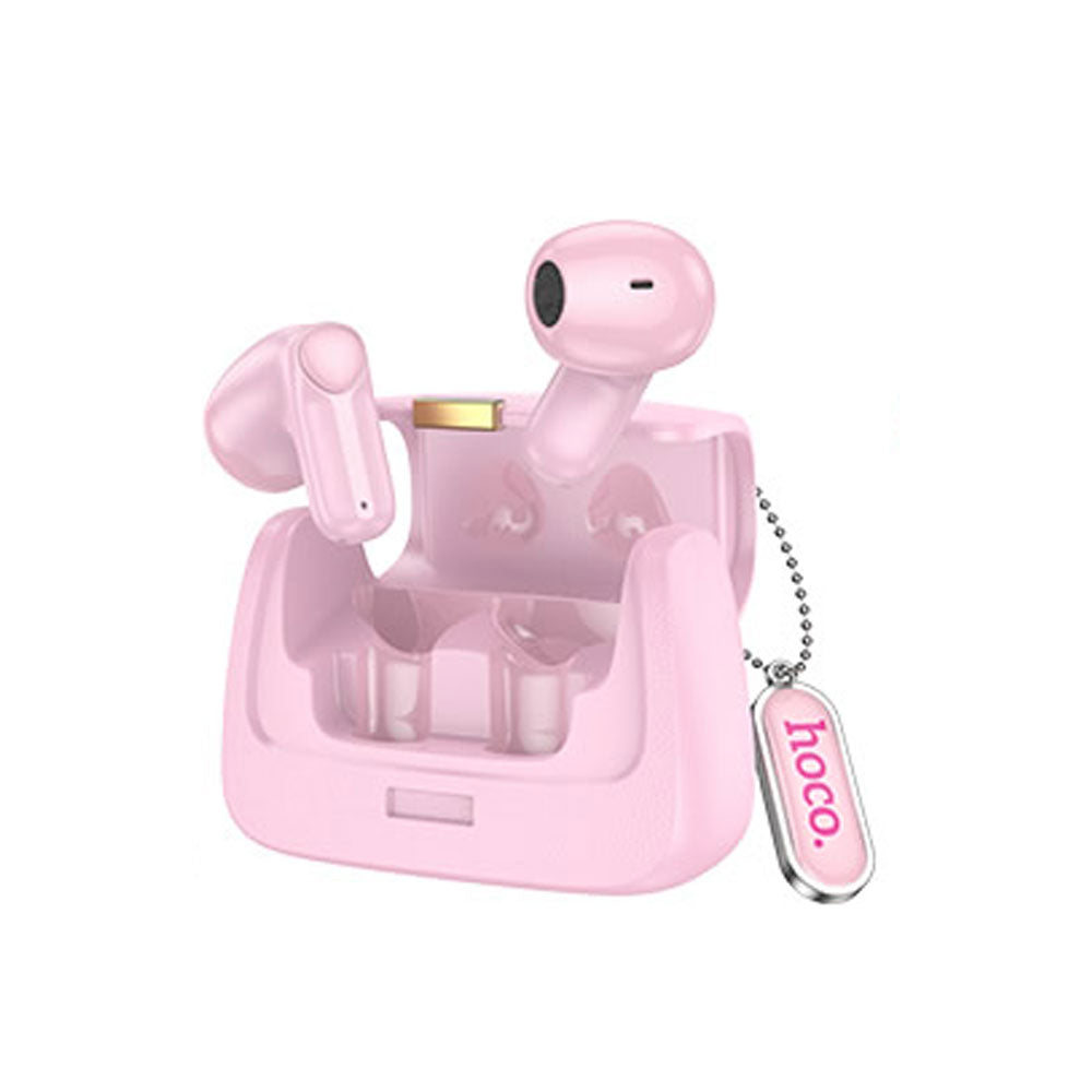 Audífonos Bluetooth Hoco Des35 Bolso Dawn Tws Rosado