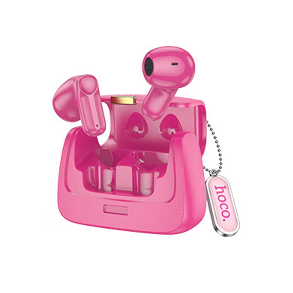 Audífonos Bluetooth Hoco Des35 Bolso Dawn Tws Fucsia